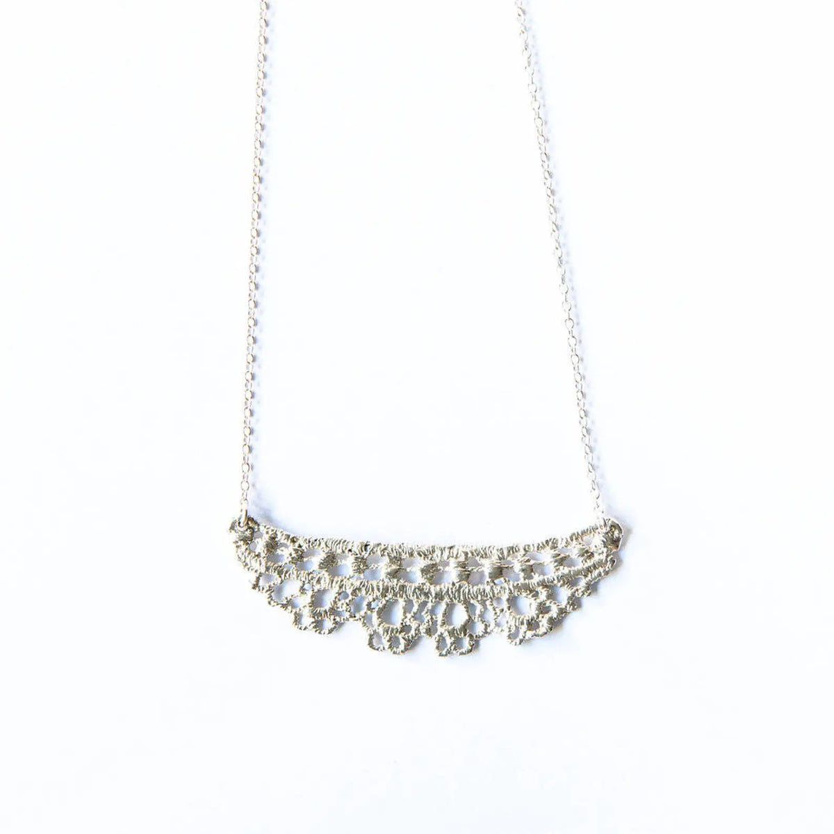 Collier Ida Lace en argent sterling – Bijoux délicats d'inspiration vintage