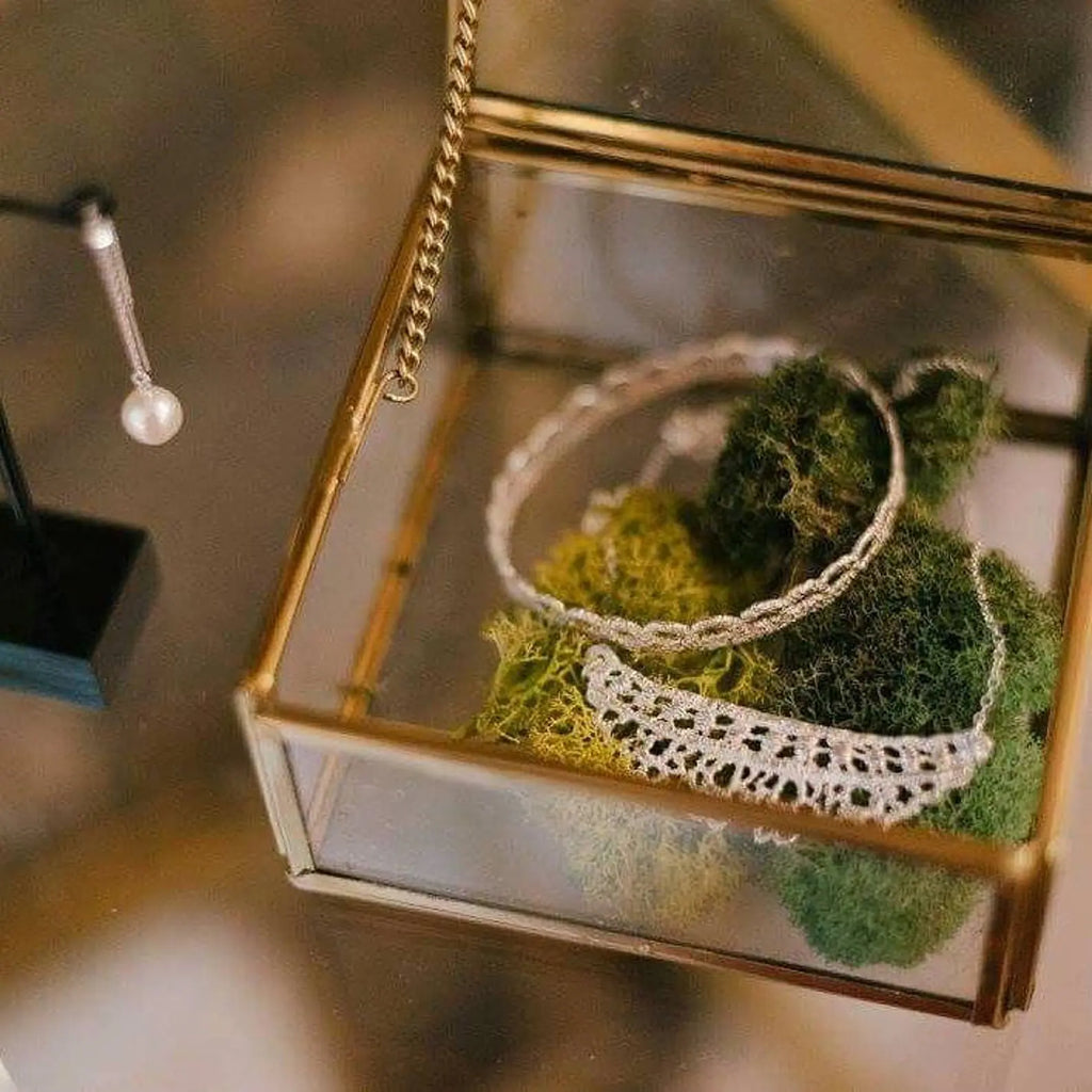 Collier Ida Lace en argent sterling – Bijoux délicats d'inspiration vintage
