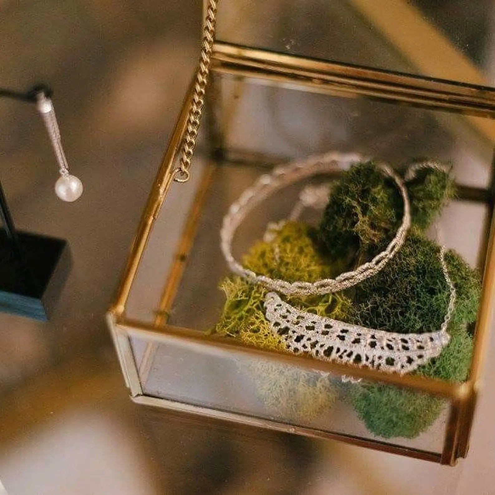 Collier Ida Lace en argent sterling – Bijoux délicats d'inspiration vintage