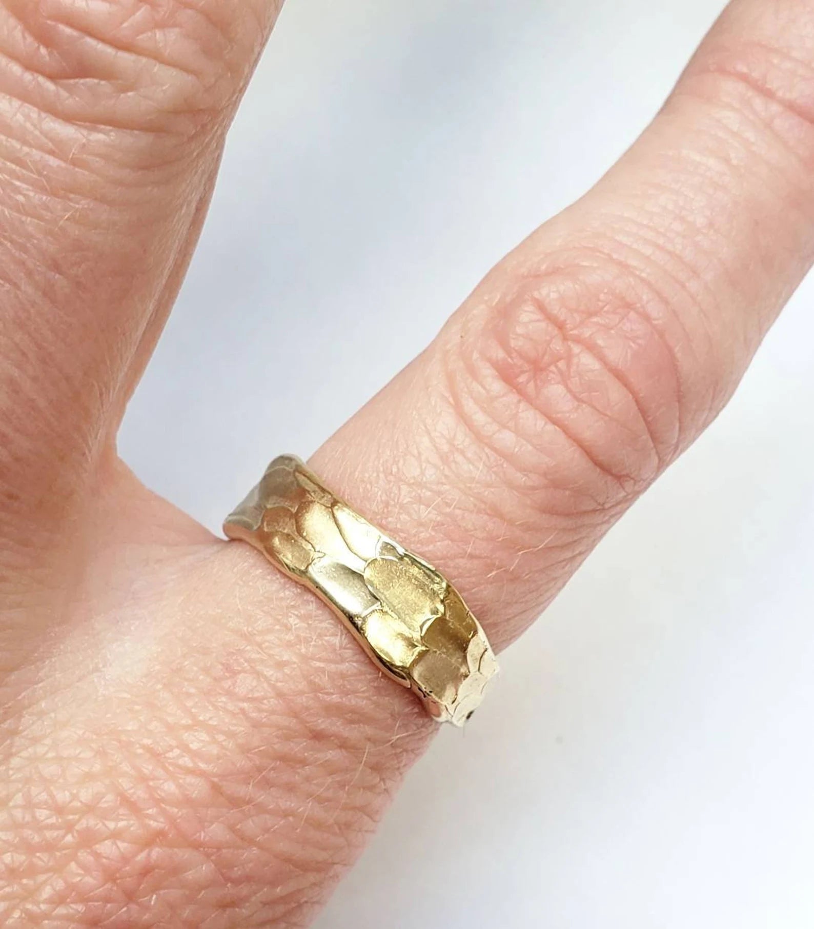 Alliance organique – Or massif 14 carats ou 18 carats jaune, rose ou blanc