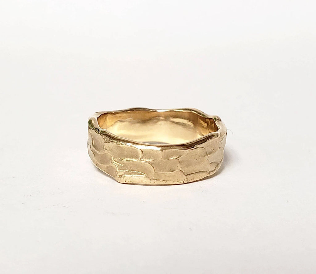 Alliance organique – Or massif 14 carats ou 18 carats jaune, rose ou blanc