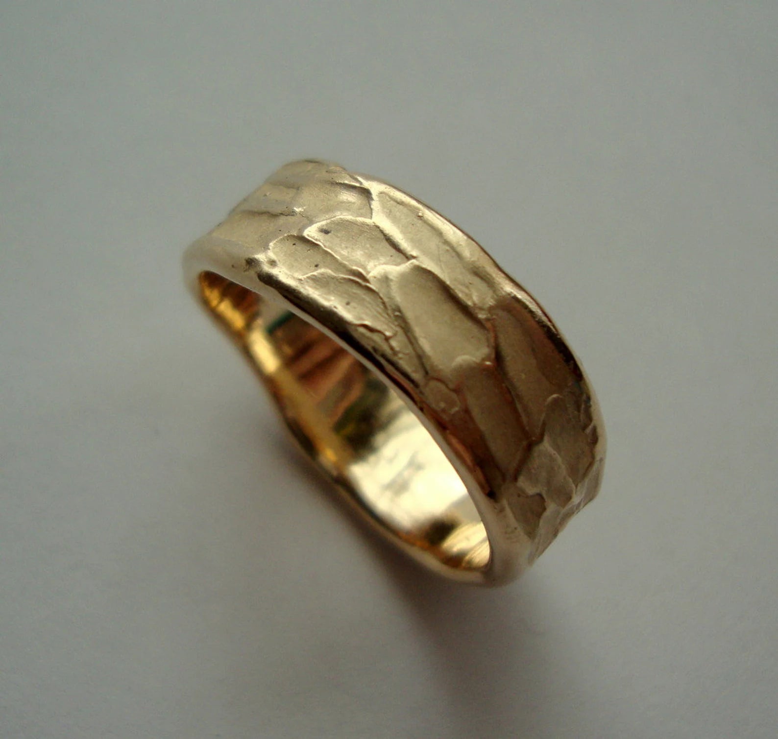 Alliance organique – Or massif 14 carats ou 18 carats jaune, rose ou blanc